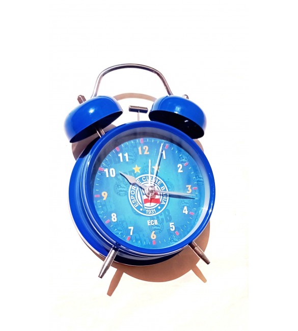 relogio de mesa grande DESPERTADOR DE METAL  - Bahia 11,5 cm com luz